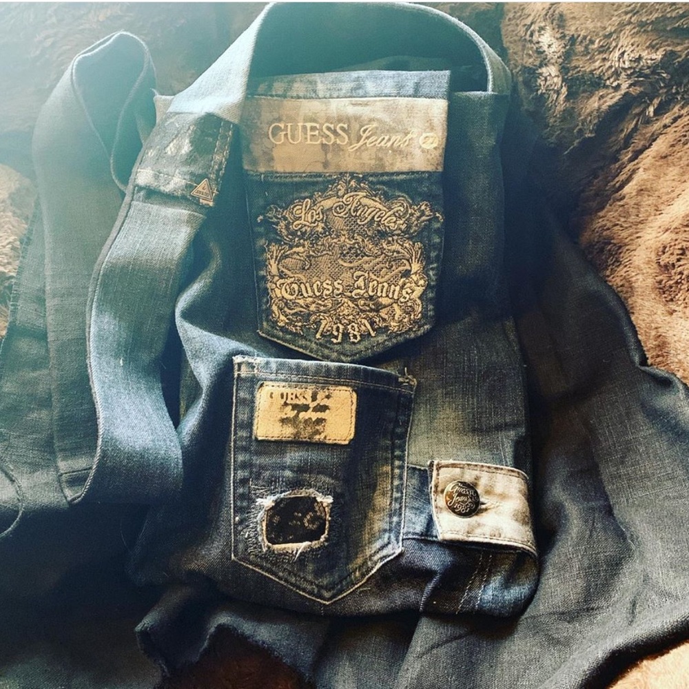 Guess jean crossbody bag